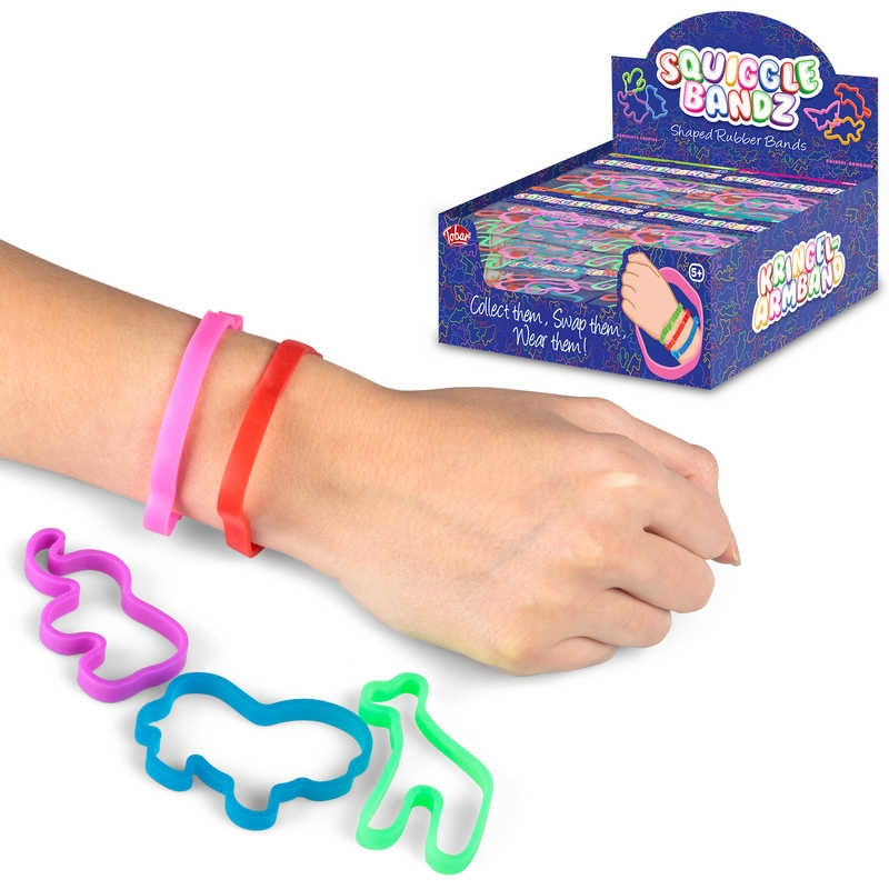 BRACELETS SQUIGGLE (VENDU UNITÉS 36 - 6 MODÈLES) ONE FOR FUN