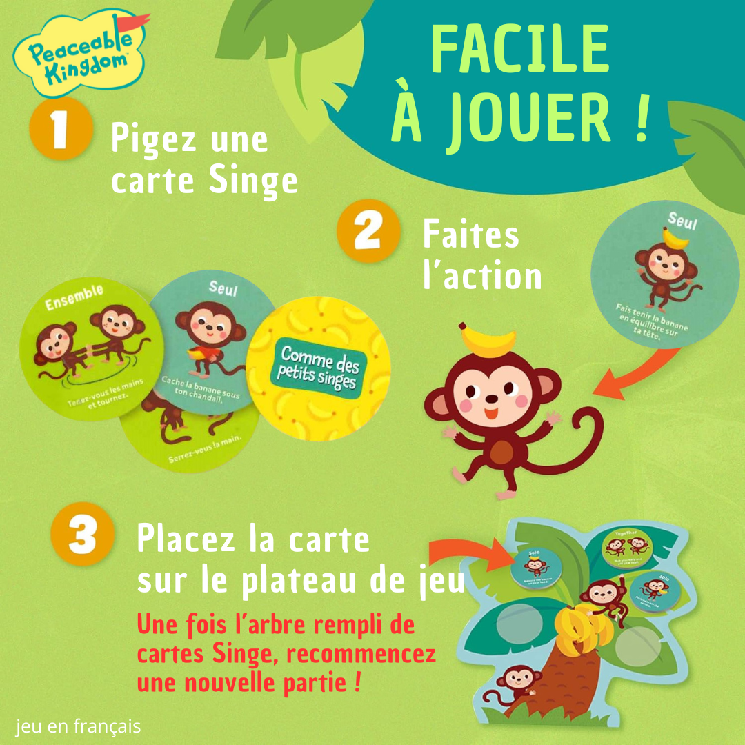 COMME DES PETITS SINGES PEACEABLE KINGDOM