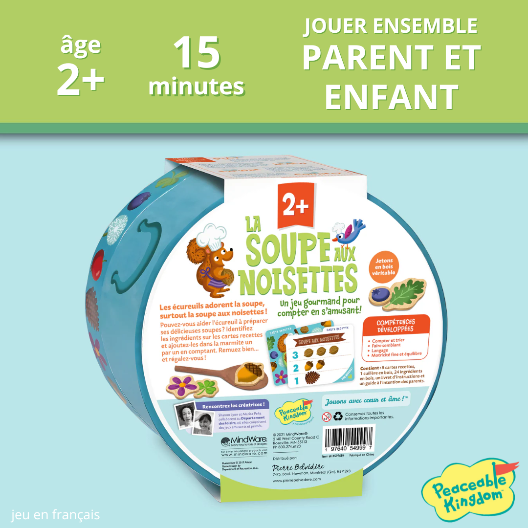 LA SOUPE AUX NOISETTES PEACEABLE KINGDOM