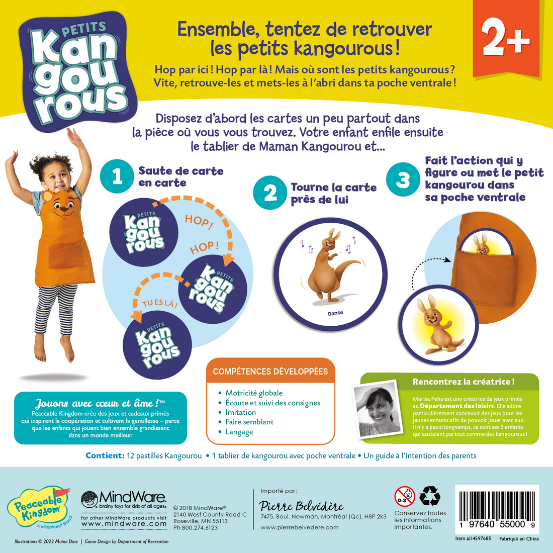 PETITS KANGOUROUS PEACEABLE KINGDOM