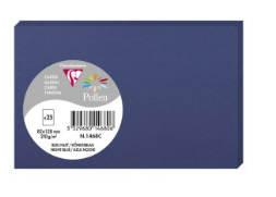 Carte Bleu Nuit 128X82 210G Paquet.25 POLLEN