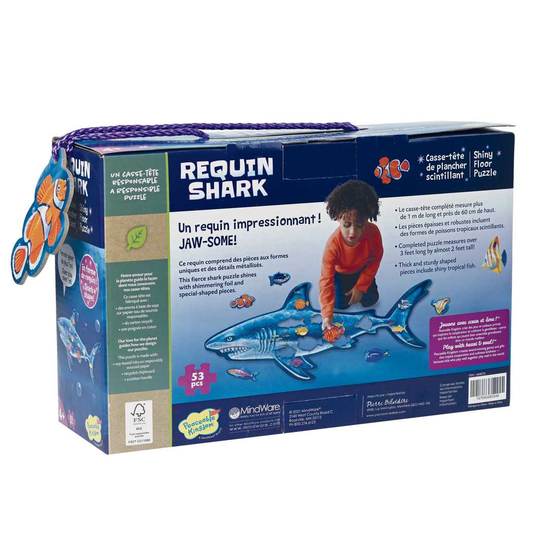 CASSE-TÊTE REQUIN by PEACEABLE KINGDOM