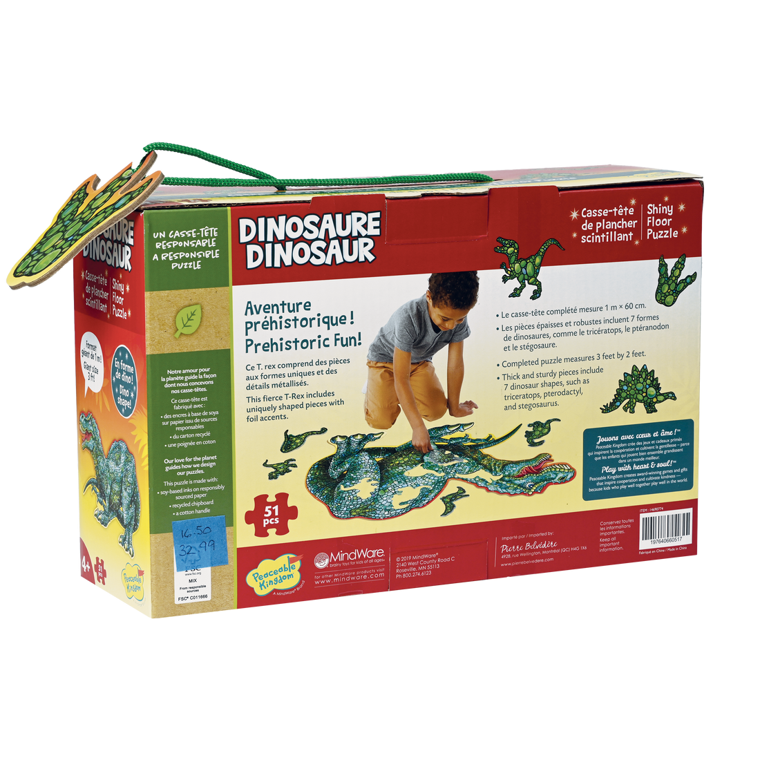 CASSE-TÊTE DINOSAURE T-REX