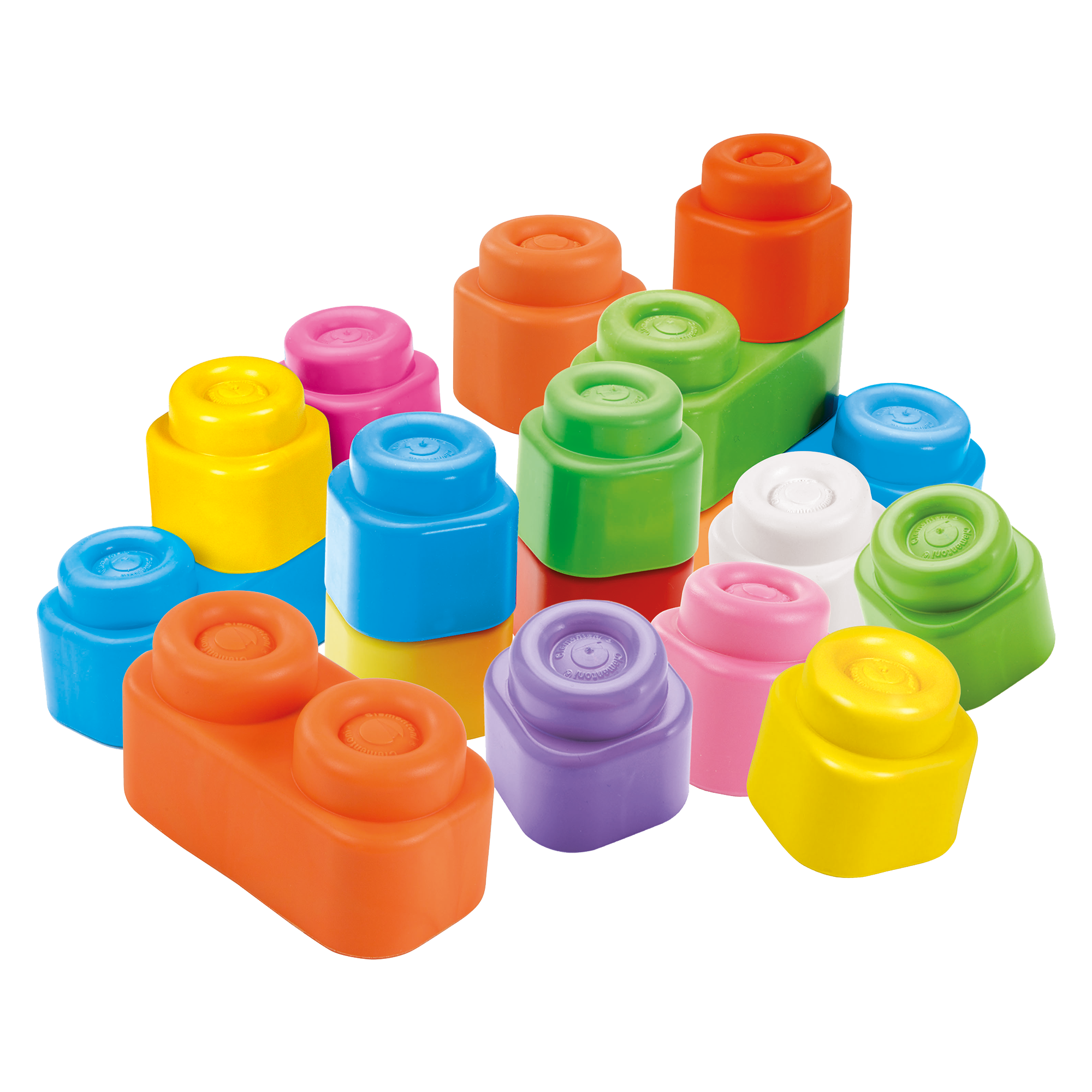 SOFT CLEMMY - SOFT BLOCK SET 24pcs CLEMENTONI