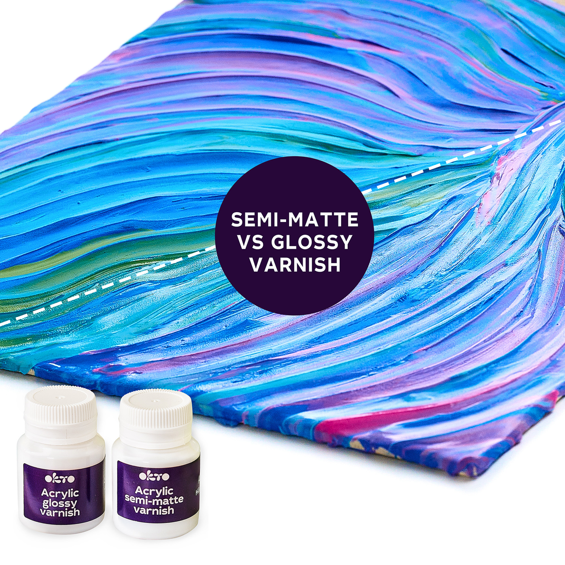 VERNIS ACRYLIQUE SEMI-MAT + PINCEAU - Pierre Belvédère