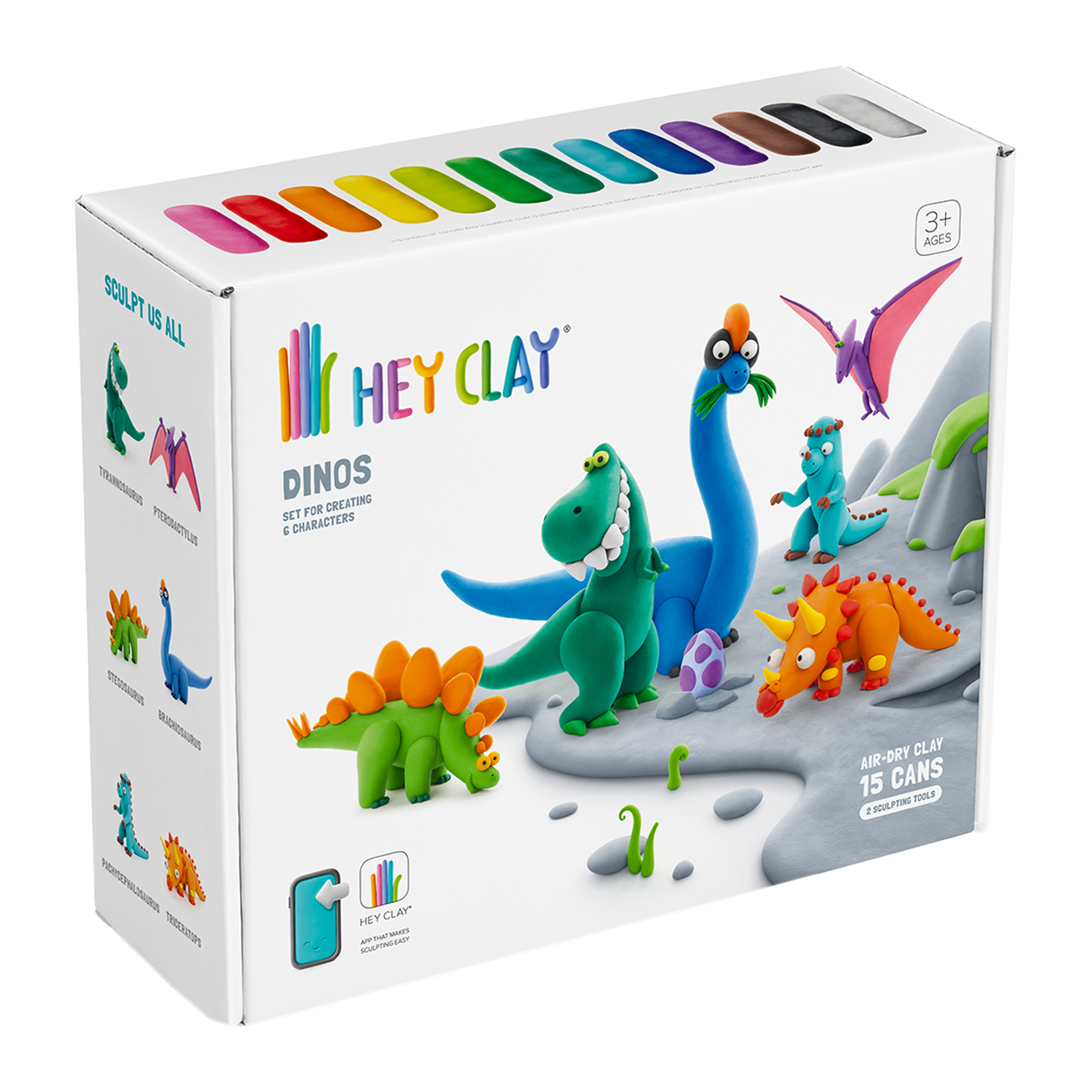 ENSEMBLE D'ARGILE - DINOS HEY CLAY