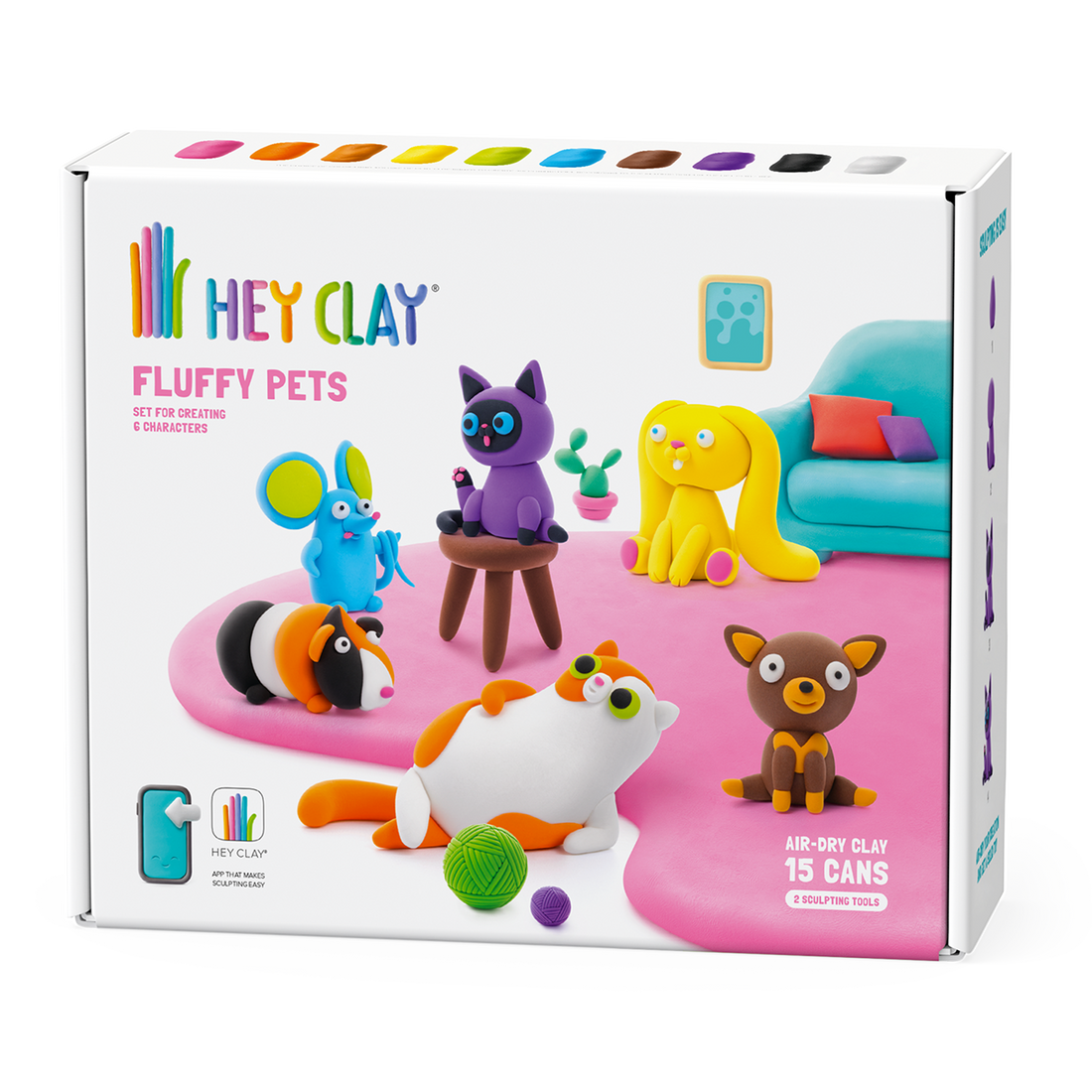 ENSEMBLE D'ARGILE - FLUFFY PETS HEY CLAY