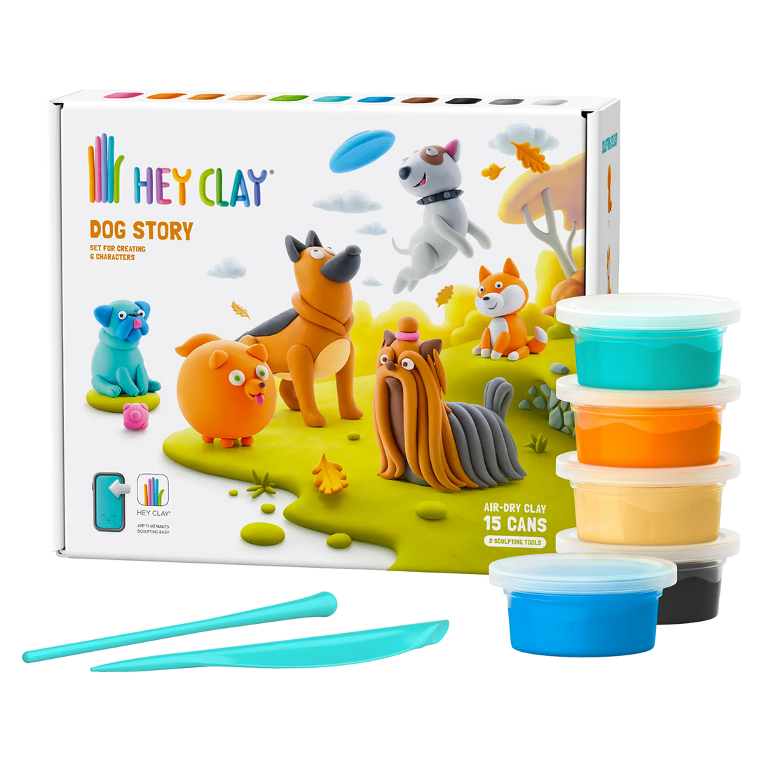 ENSEMBLE D'ARGILE - DOG STORY HEY CLAY