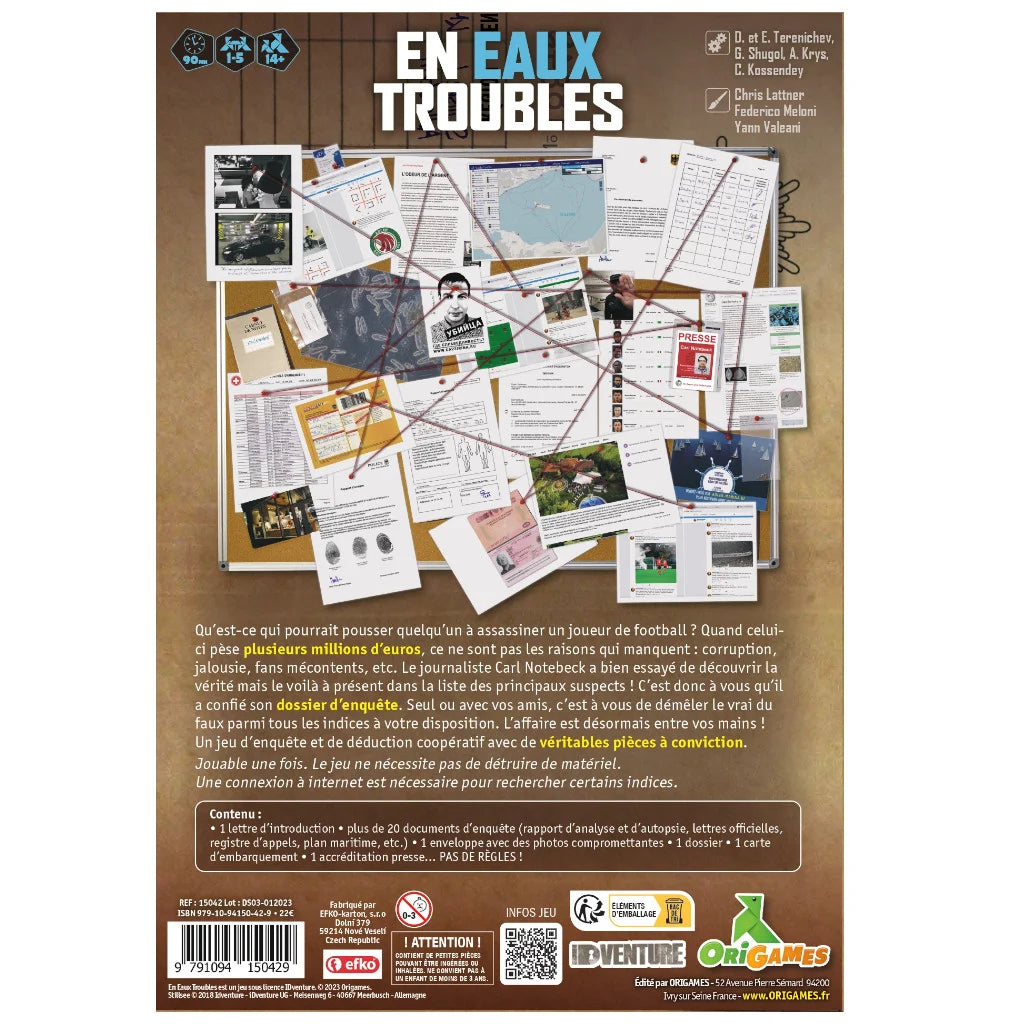 EN EAUX TROUBLES ORIGAMES