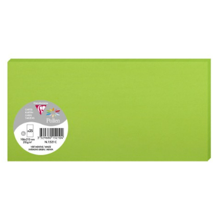 Carte Verte Menthe 106X213 210G. Paquet.25 POLLEN