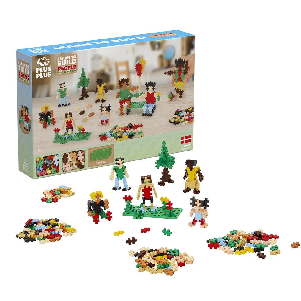 APPRENDRE À BÂTIR - LES GENS DU MONDE - 275pcs PLUS PLUS