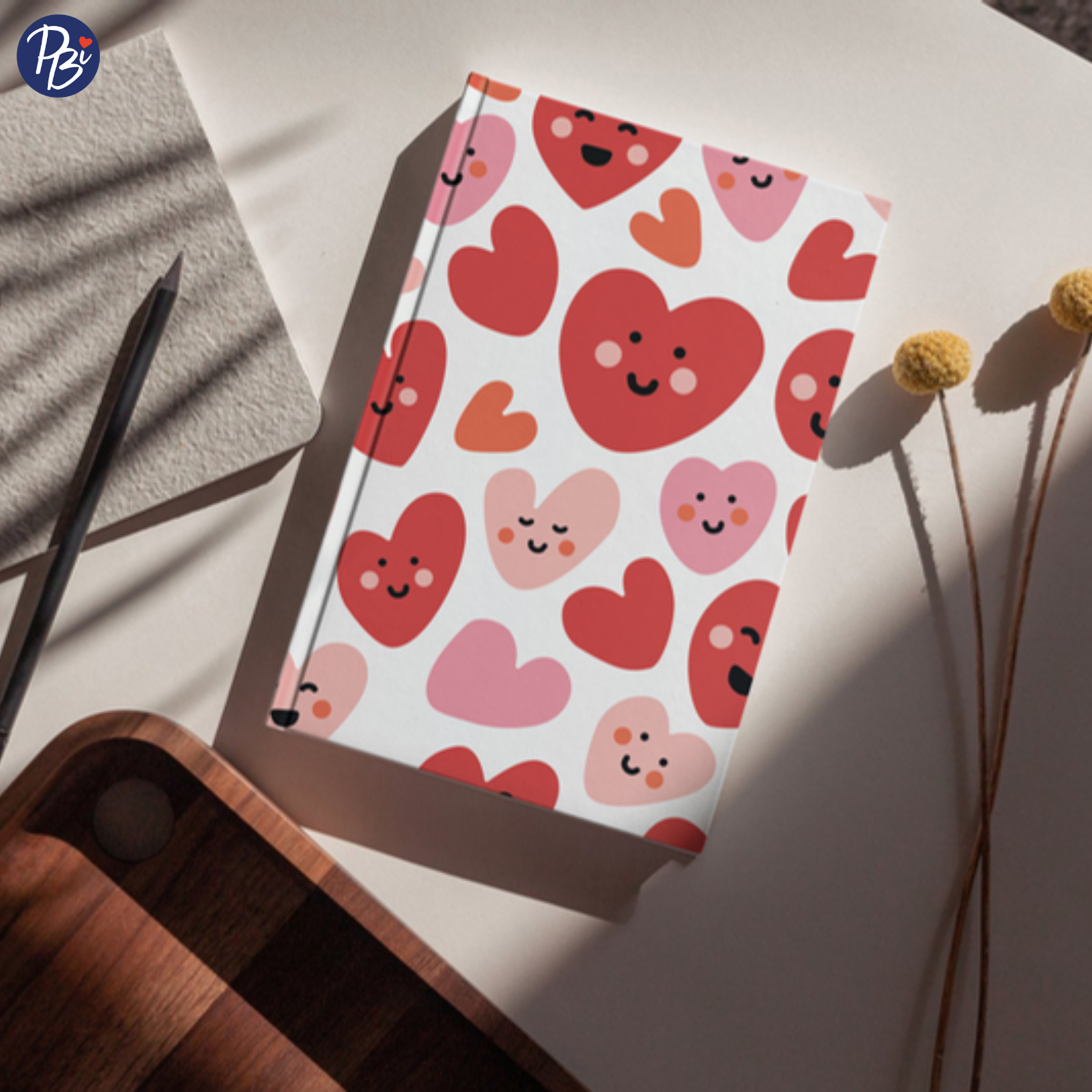 CAHIER DE NOTES - COEURS SOURIRES PBI LIVRES NOTES