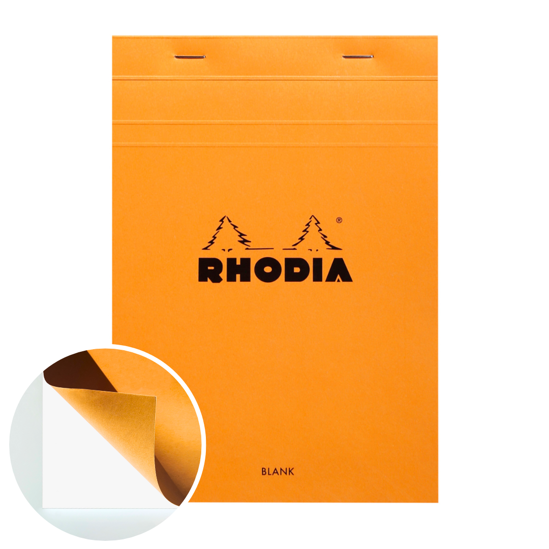 Bloc-Notes Orange Vierge 5,75X8,25 RHODIA
