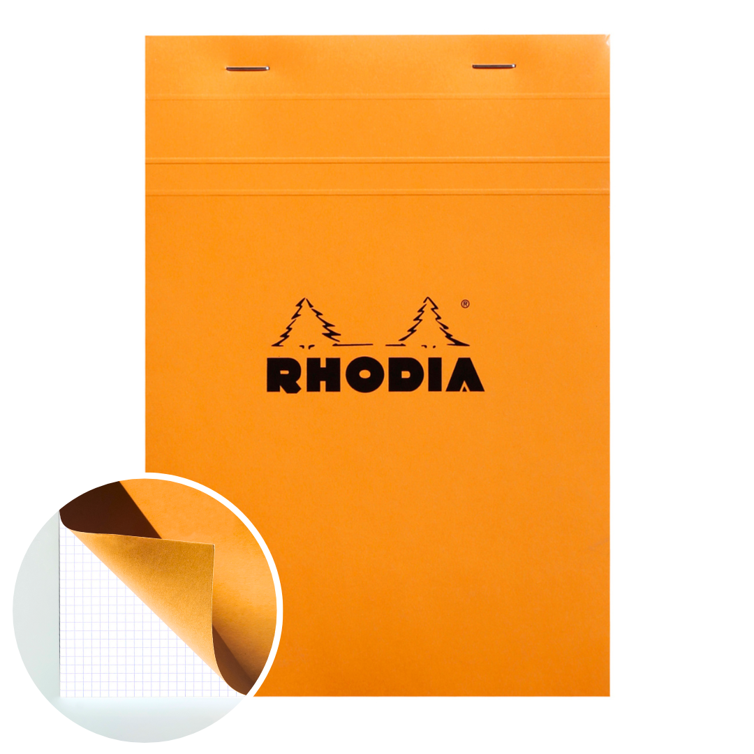 Bloc-Notes Orange 16 5/5 5.75X8.25 RHODIA