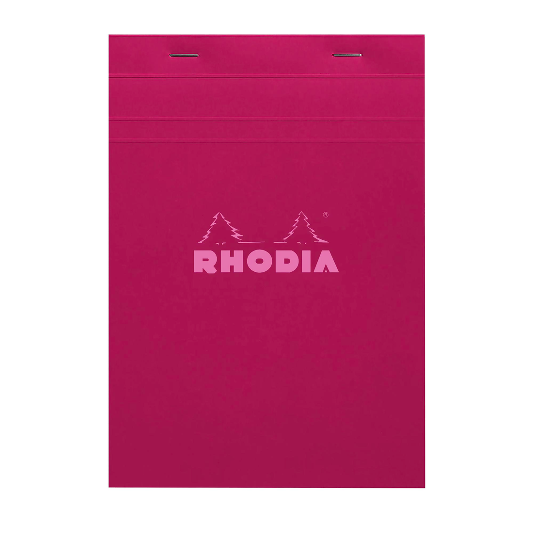 Bloc-notes Rhodia Couleurs quadrillé Prune agrafé 80 feuilles N°16