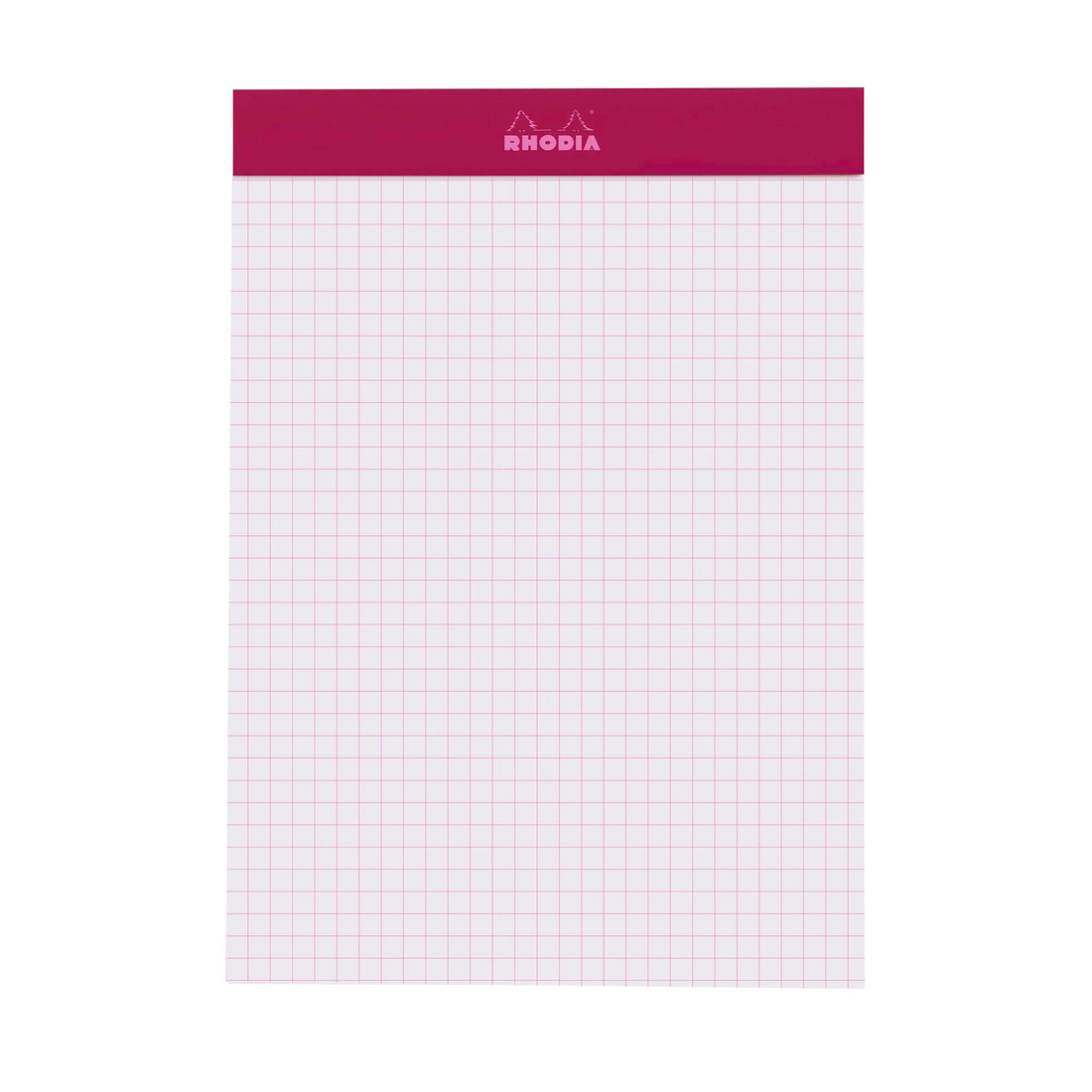 Bloc-notes Rhodia Couleurs quadrillé Prune agrafé 80 feuilles N°16