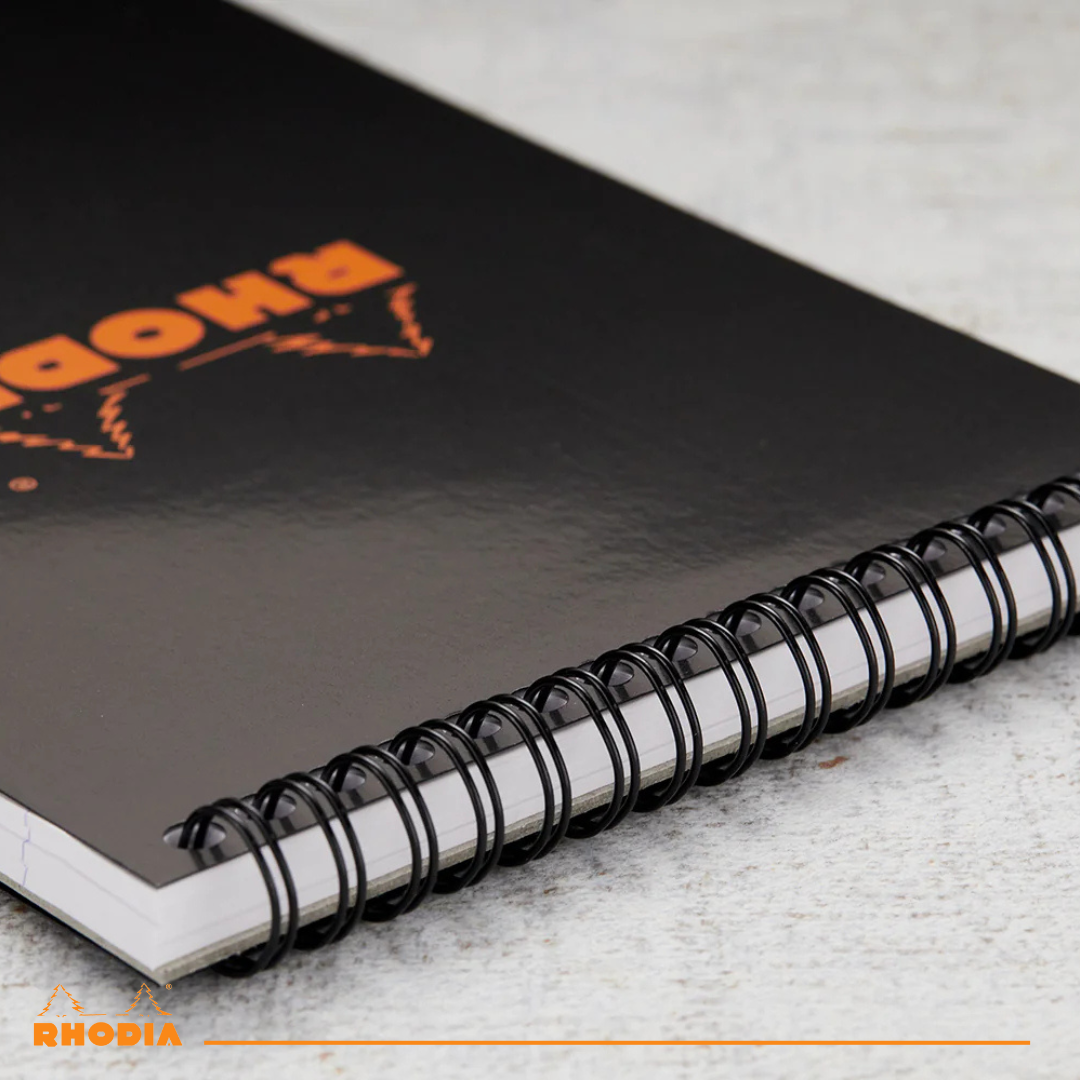 Bloc-Notes Noir Dot 5,75X8,25 RHODIA