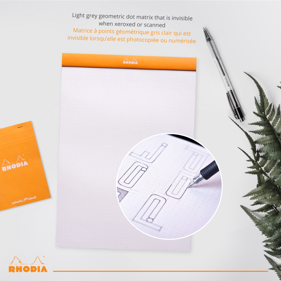 Bloc-Notes Orange Dot 5,75X8,25 RHODIA