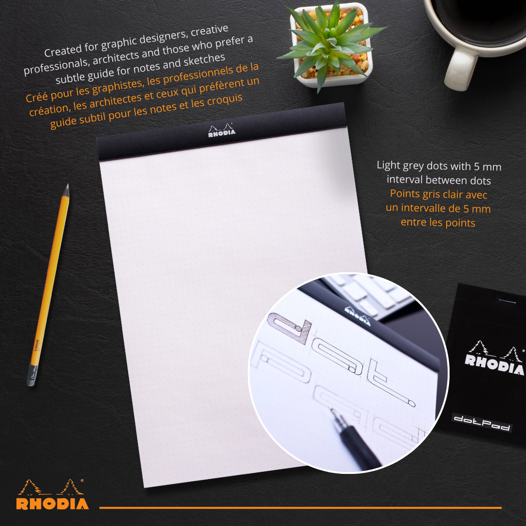 Bloc-Notes Orange Dot 5,75X8,25 RHODIA