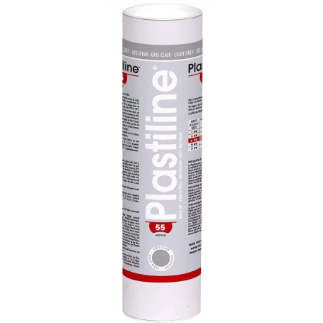 1 Kg Plastiline Dureté 55 - Gris Clair CLAIREFONTAINE