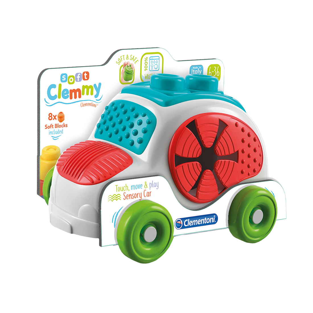 SOFT CLEMMY- VOITURE SENSORIELLE CLEMENTONI