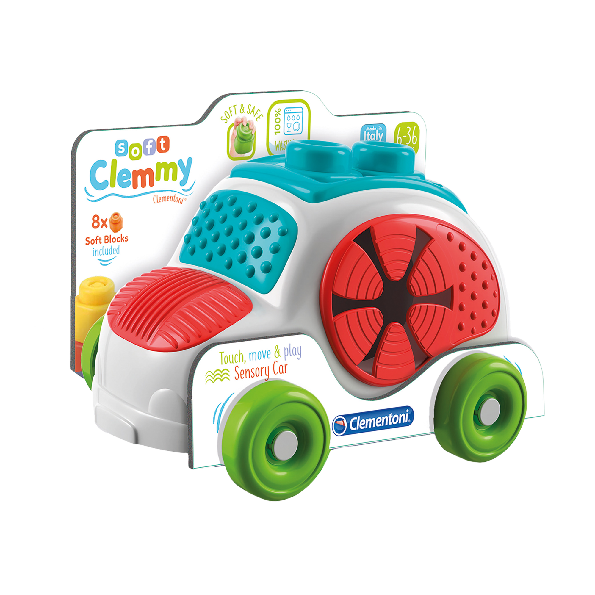 SOFT CLEMMY- VOITURE SENSORIELLE CLEMENTONI