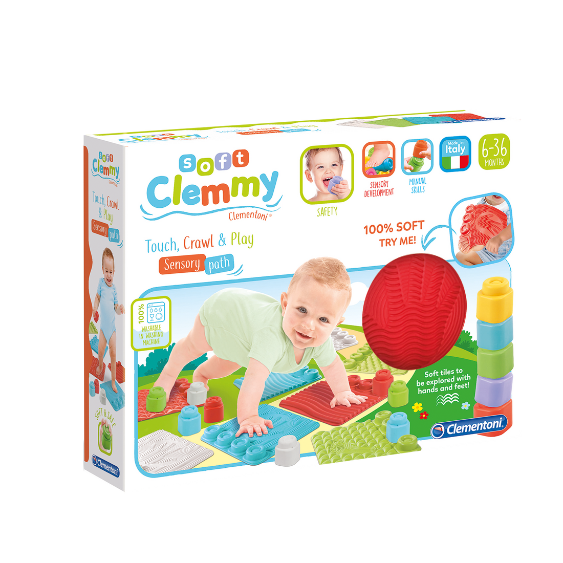 SOFT CLEMMY- TAPIS DE JEU SENSORIEL CLEMENTONI