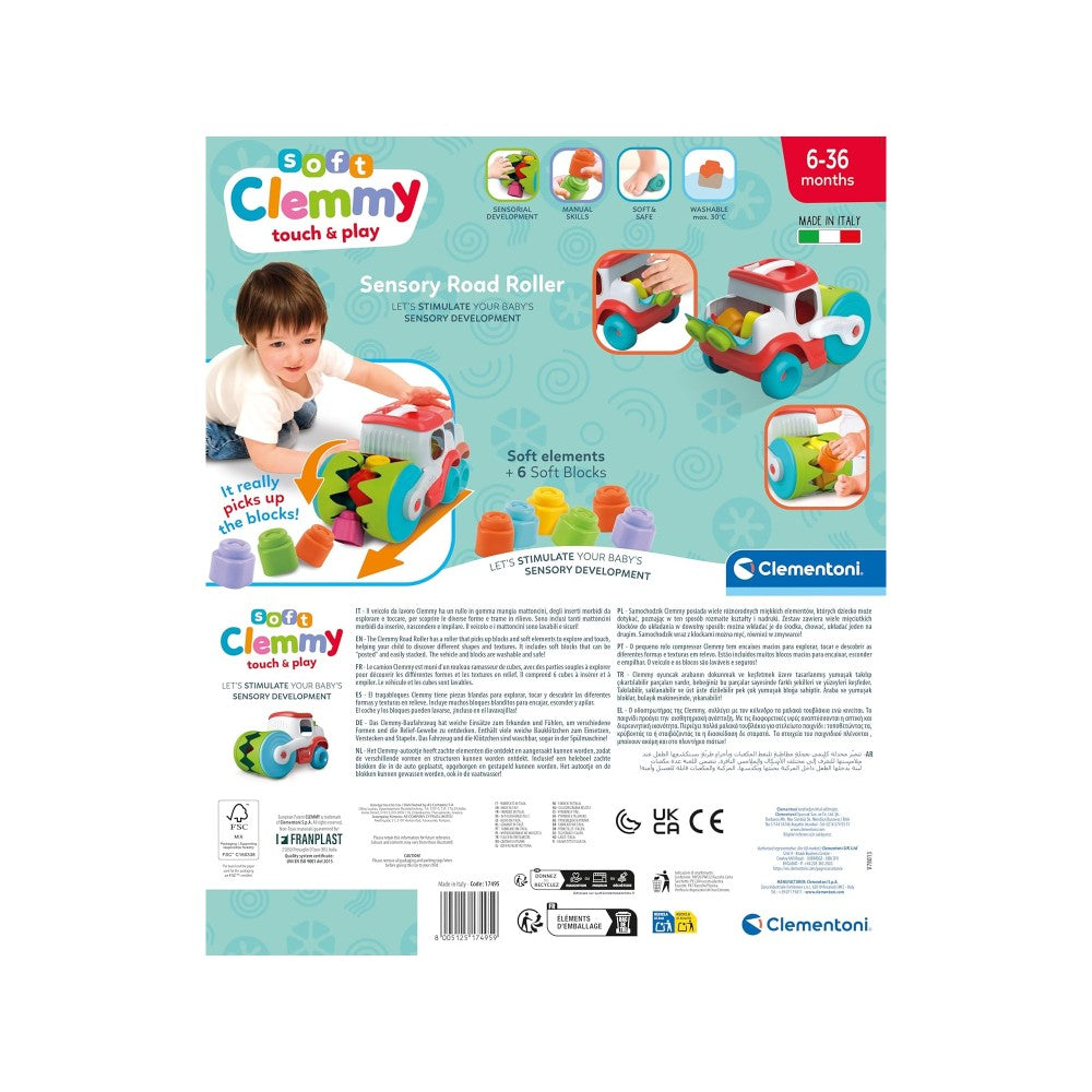 ROULEAU COMPRESSEUR SENSORIEL CLEMENTONI