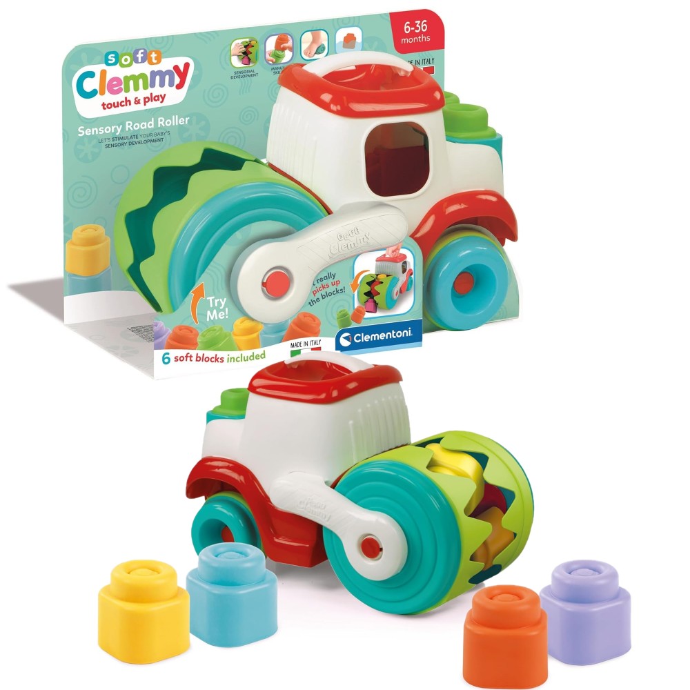 ROULEAU COMPRESSEUR SENSORIEL CLEMENTONI