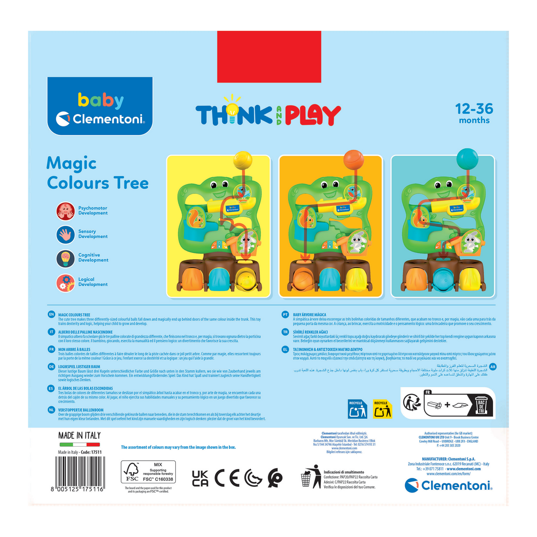 ARBRE AUX COULEURS MAGIQUES - CLEMENTONI