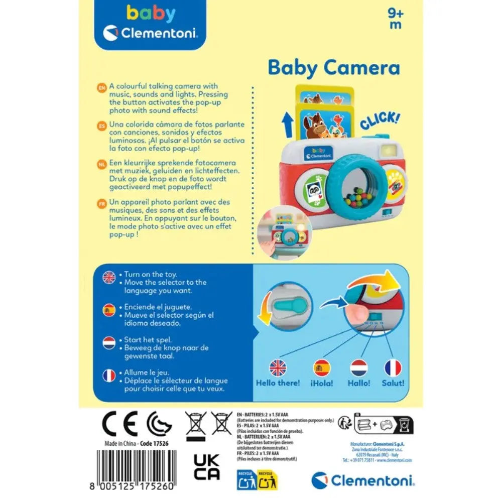 CAMÉRA POUR BÉBÉ CLEMENTONI