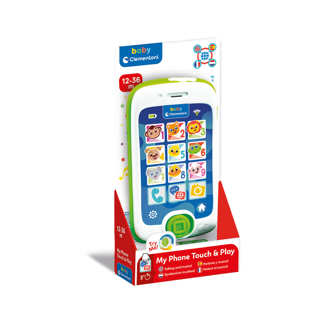 MON TÉLÉPHONE INTELLIGENT TOUCH & PLAY CLEMENTONI