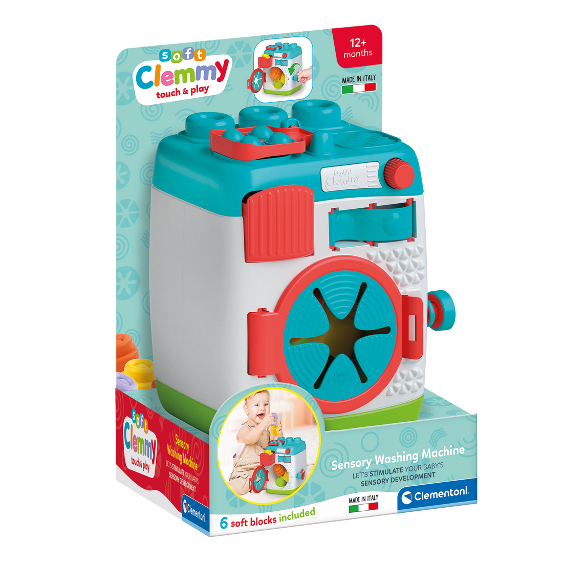 CLEMMY: MACHINE À LAVER SENSORIELLE CLEMENTONI