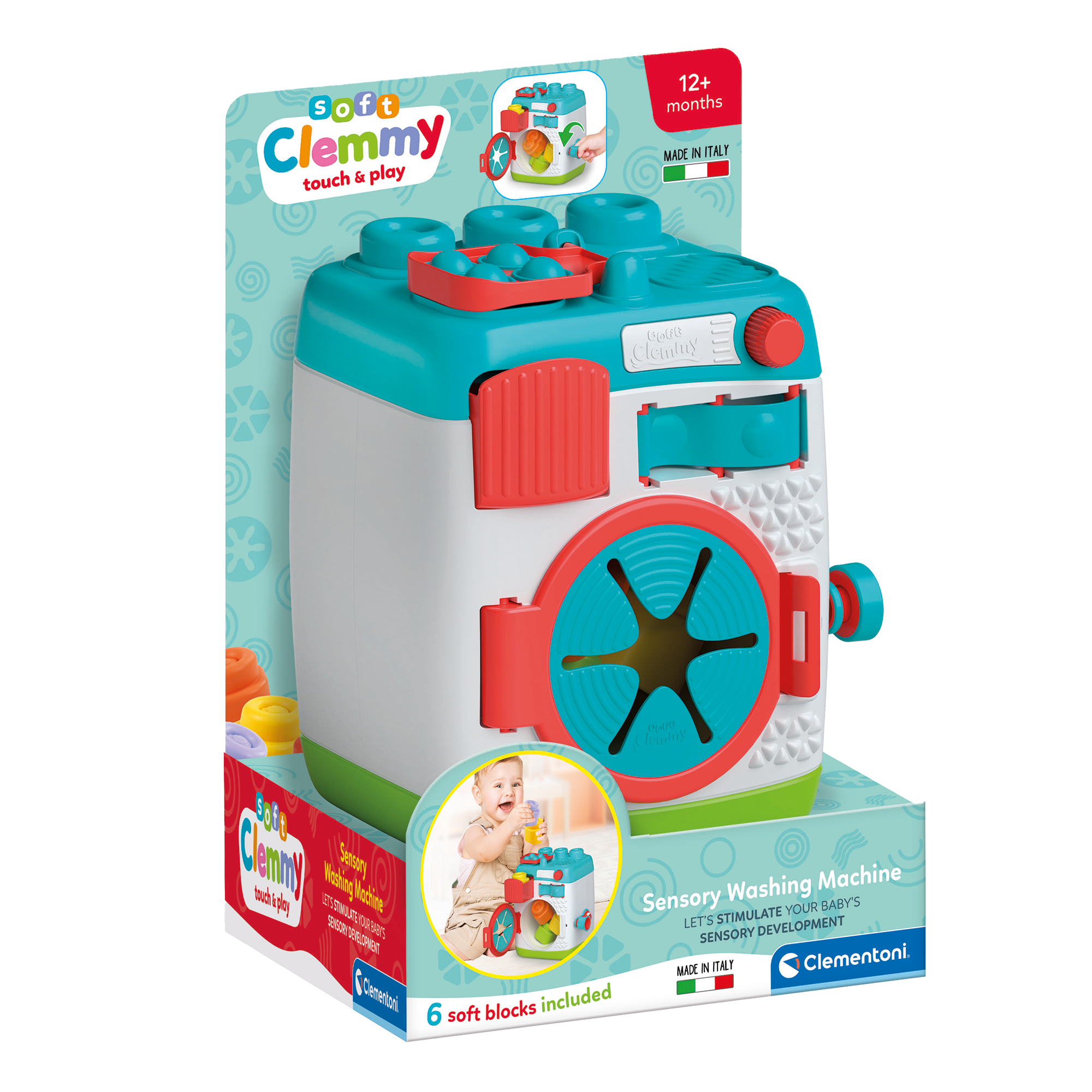 CLEMMY: MACHINE À LAVER SENSORIELLE CLEMENTONI
