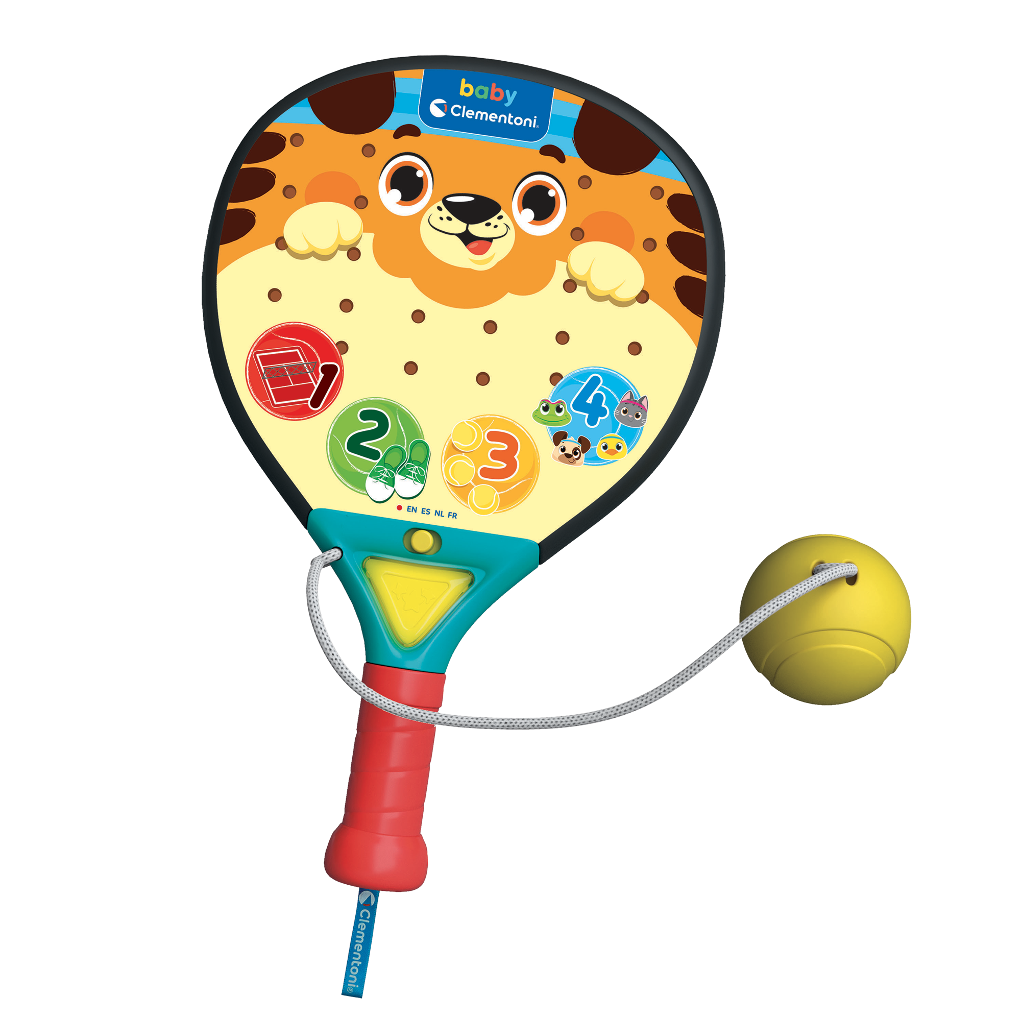 RAQUETTE ELECTRONIQUE POUR BÉBÉ CLEMENTONI