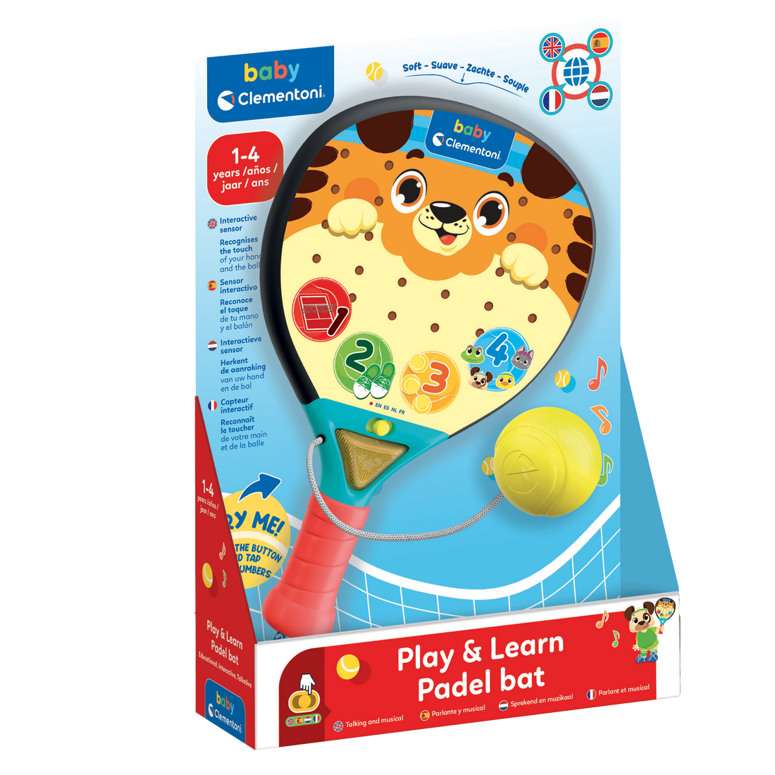 RAQUETTE ELECTRONIQUE POUR BÉBÉ CLEMENTONI