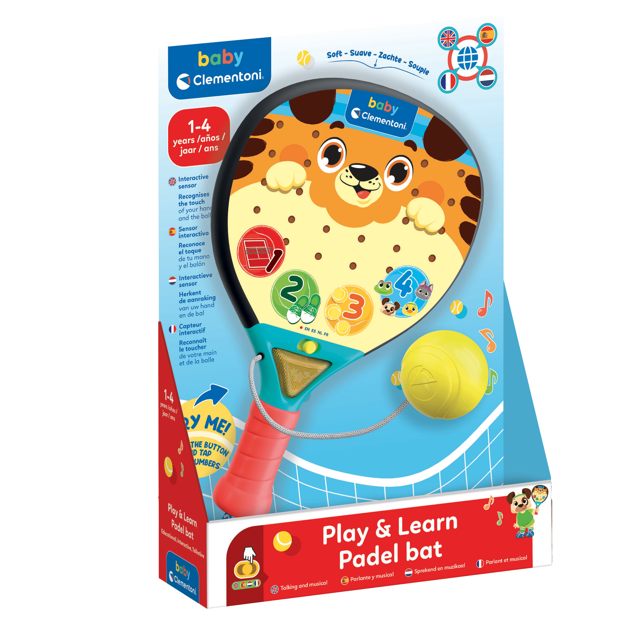 RAQUETTE ELECTRONIQUE POUR BÉBÉ CLEMENTONI