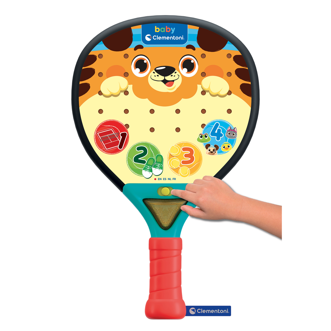 RAQUETTE ELECTRONIQUE POUR BÉBÉ CLEMENTONI