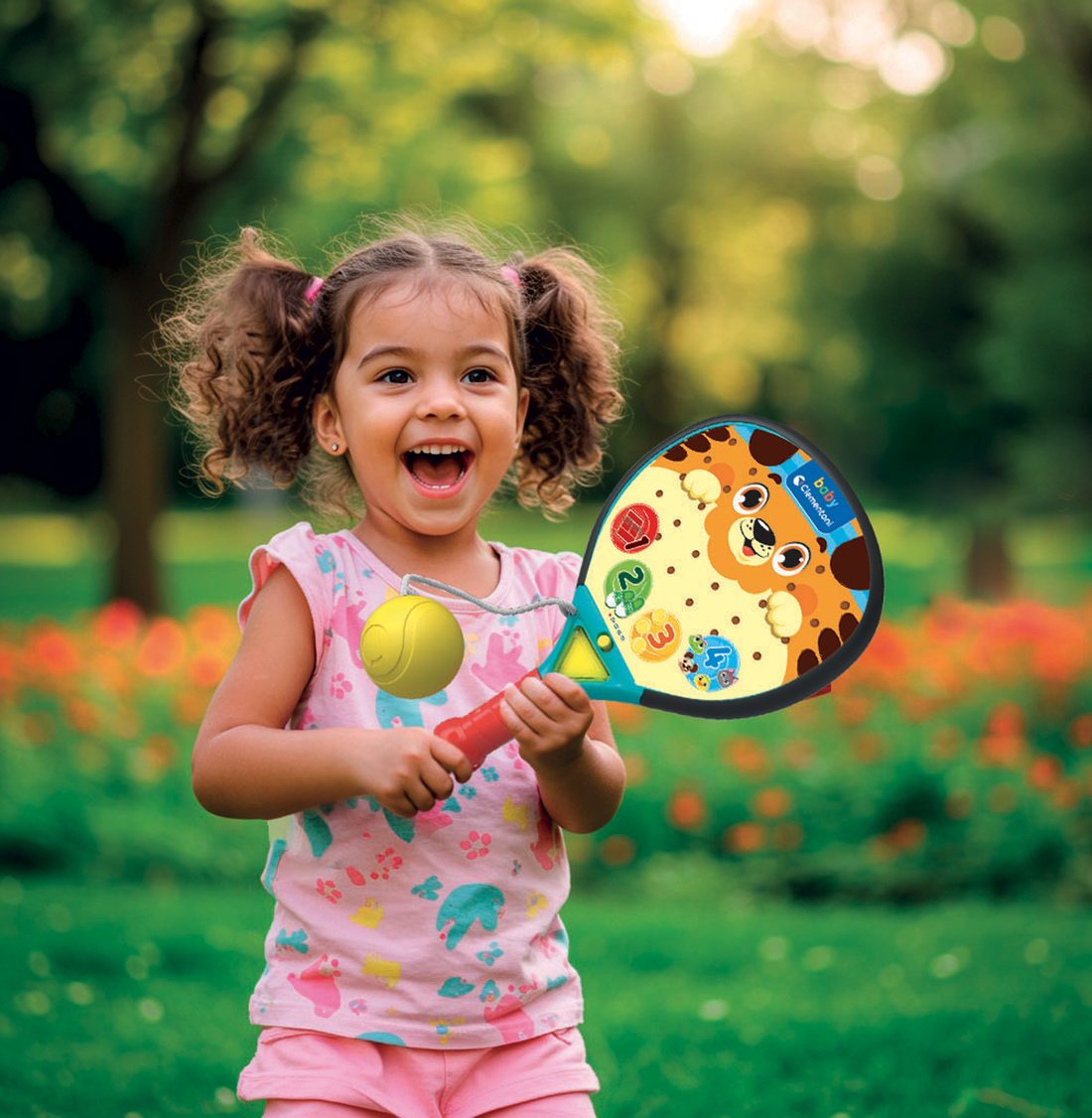RAQUETTE ELECTRONIQUE POUR BÉBÉ CLEMENTONI