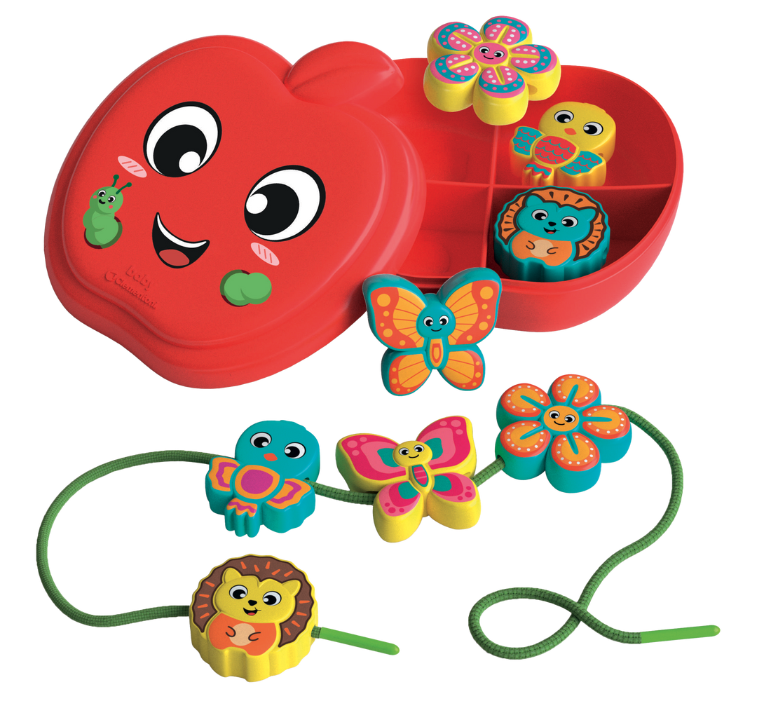 POMME HEUREUSE & AMIS – JEU D'ENFILAGE CLEMENTONI