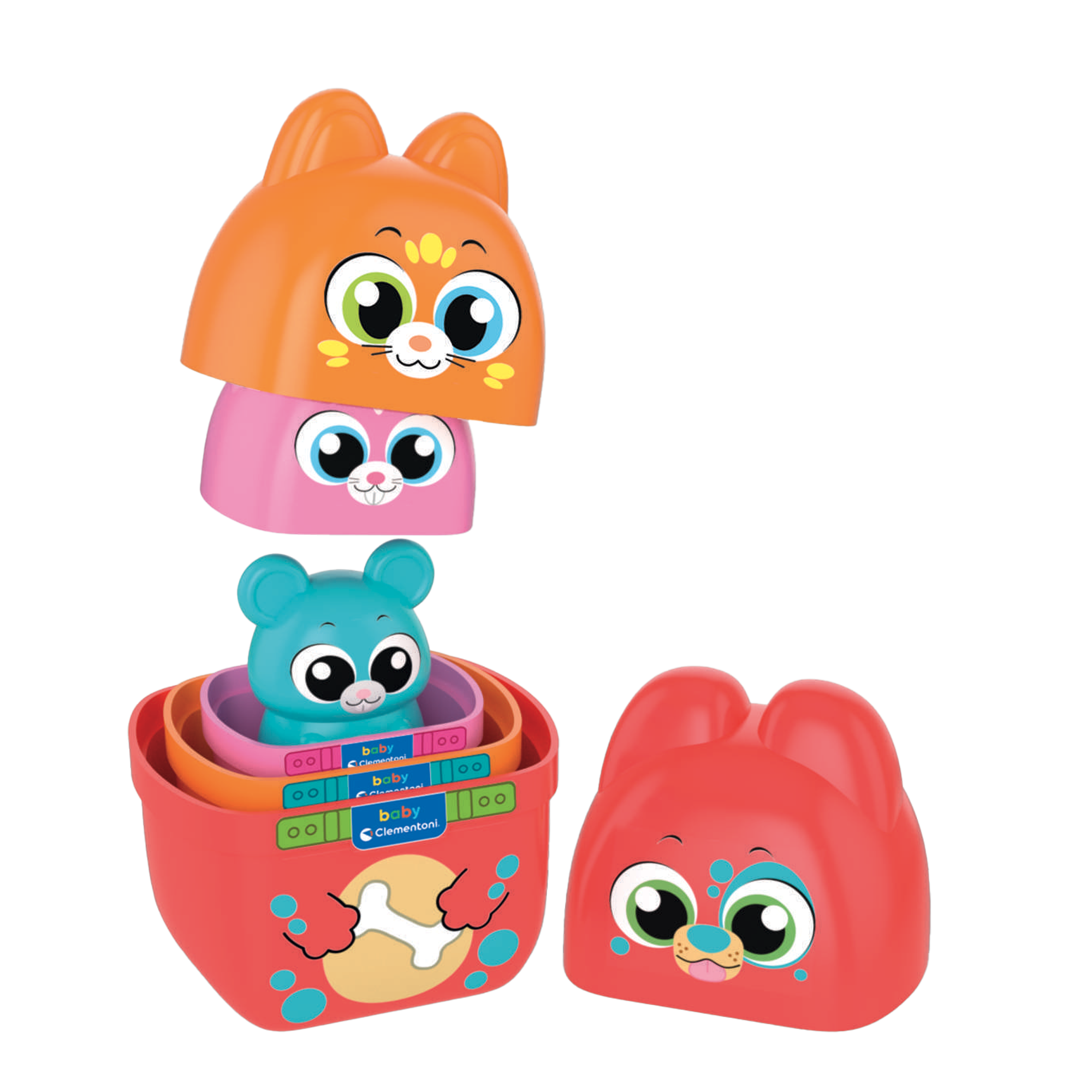 ANIMAL MATRYOSHKA – JEU D'EMPILAGE ET D'ASSOCIATION CLEMENTONI