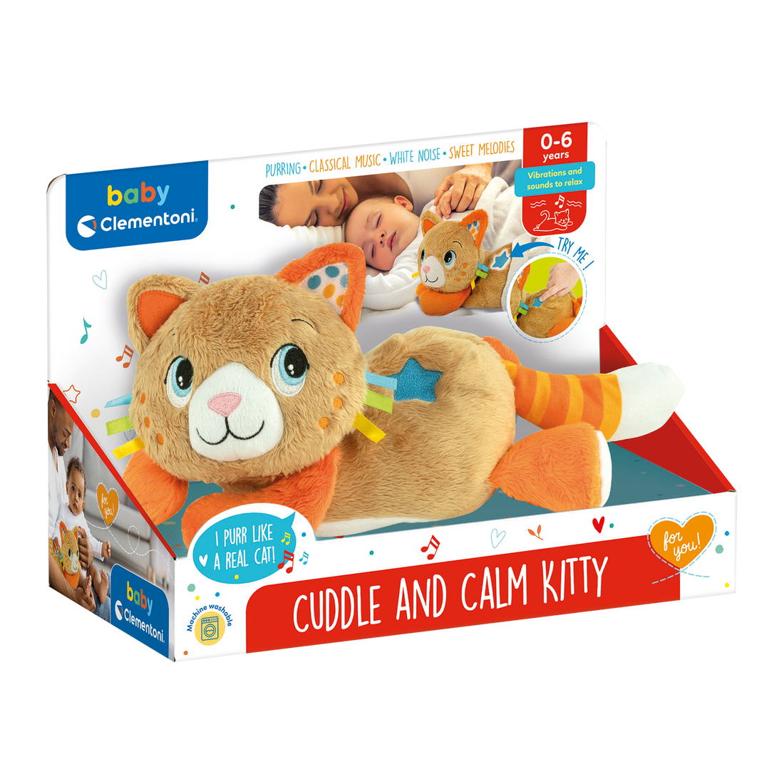 PELUCHE CHATON CALMANTE CLEMENTONI