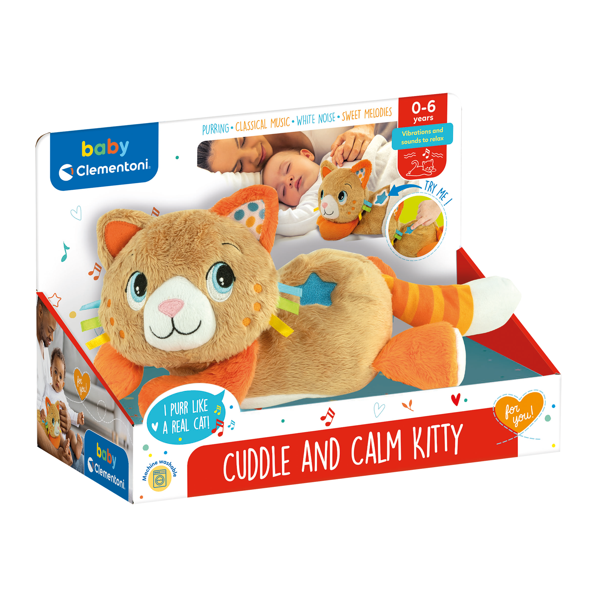 PELUCHE CHATON CALMANTE CLEMENTONI