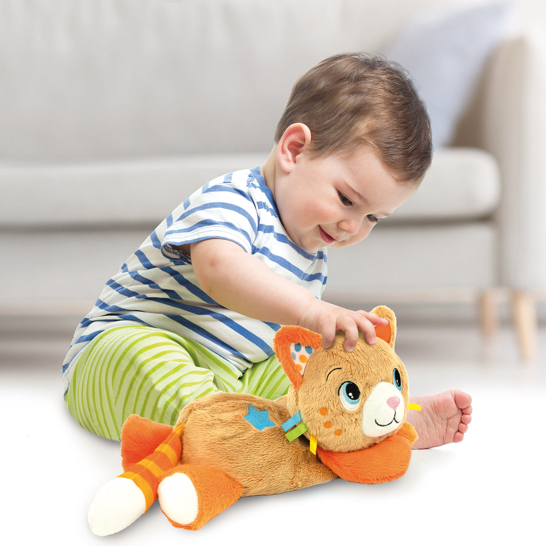 PELUCHE CHATON CALMANTE CLEMENTONI