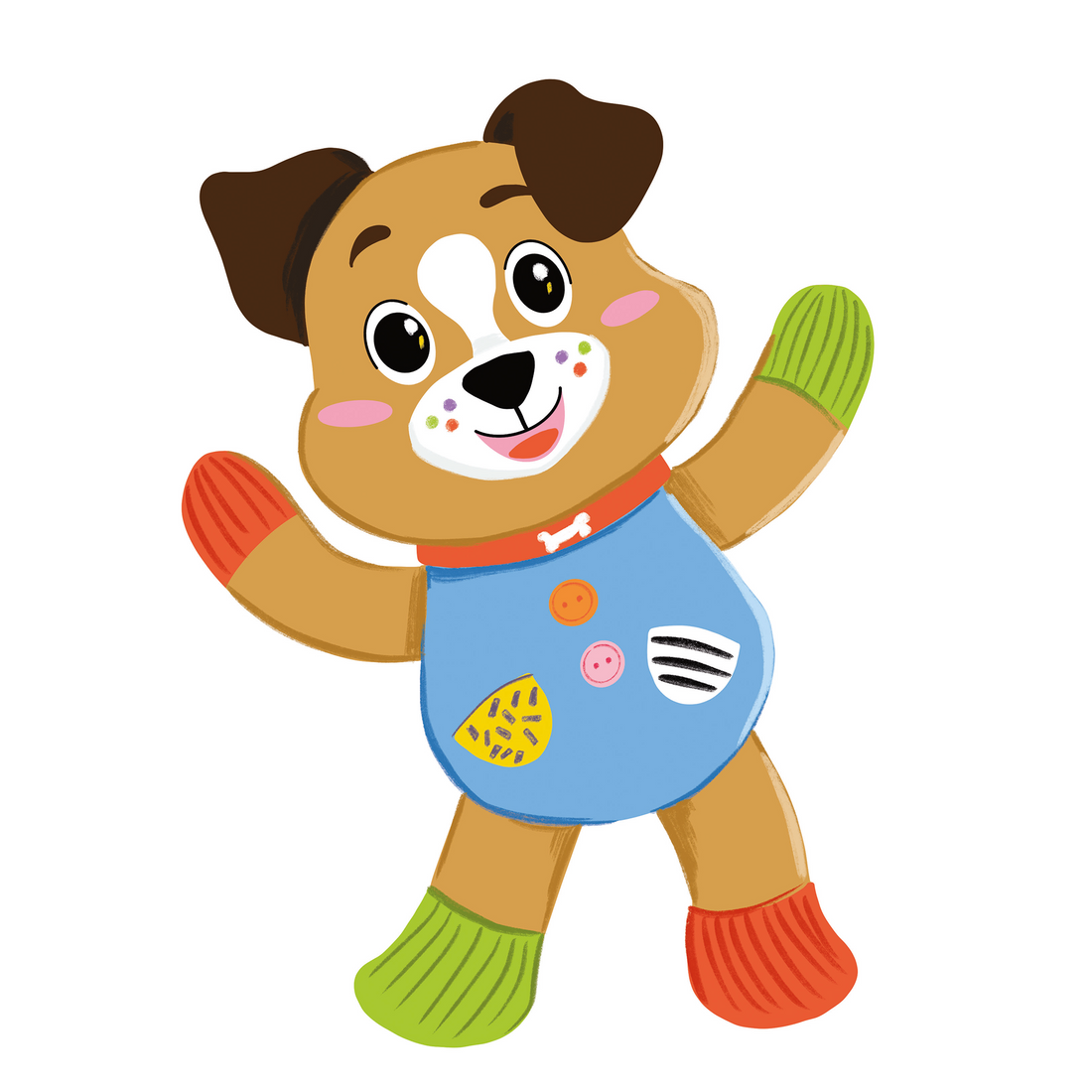 PELUCHE - CHIEN CLEMENTONI