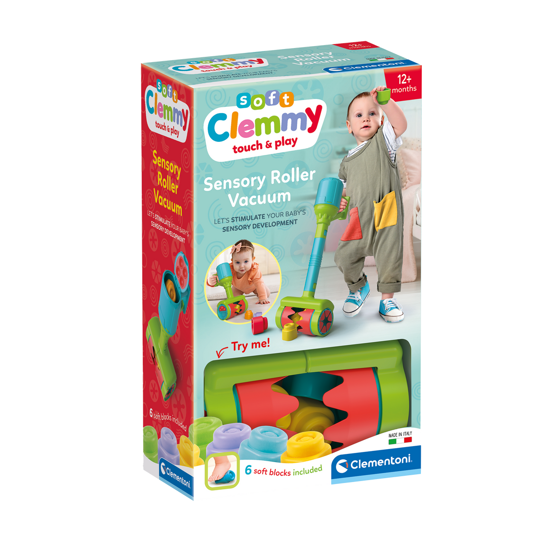 CLEMMY: BALAI ASPIRATEUR SENSORIEL CLEMENTONI
