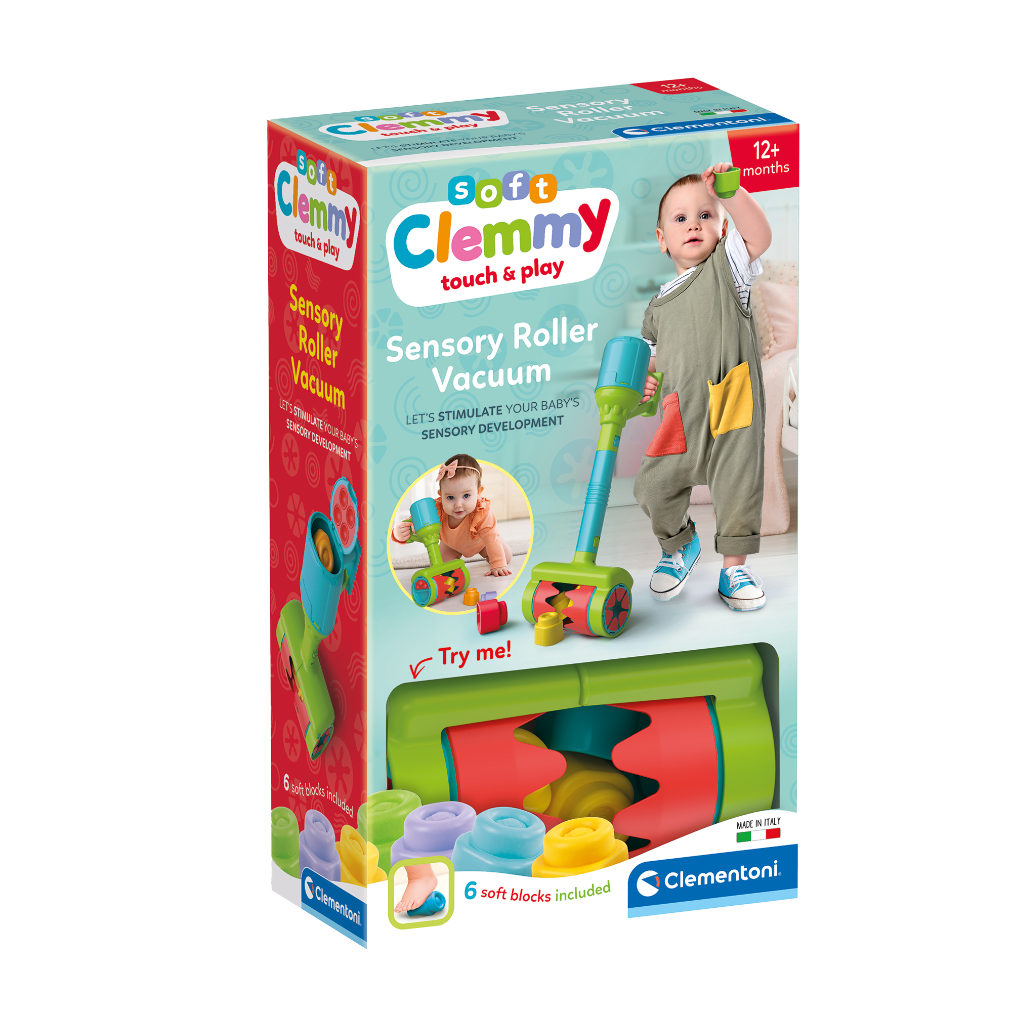 CLEMMY: BALAI ASPIRATEUR SENSORIEL CLEMENTONI