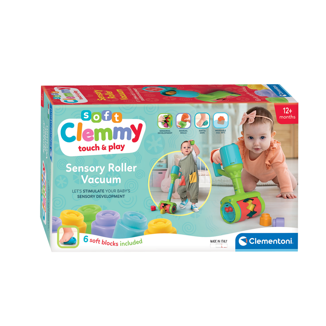 CLEMMY: BALAI ASPIRATEUR SENSORIEL CLEMENTONI