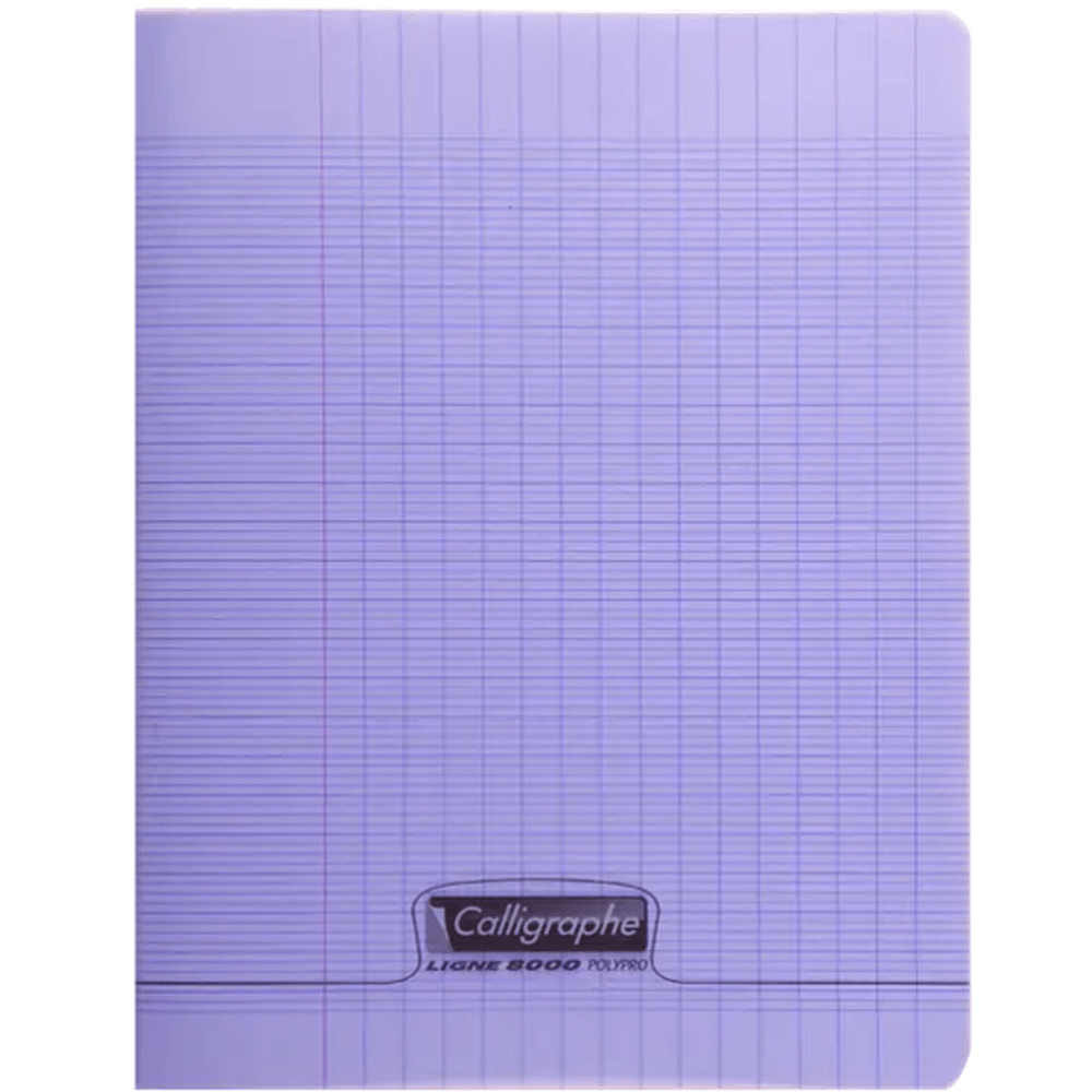 Cahier Polypro Seyes 32P  17x22cm  Violet CLAIREFONTAINE