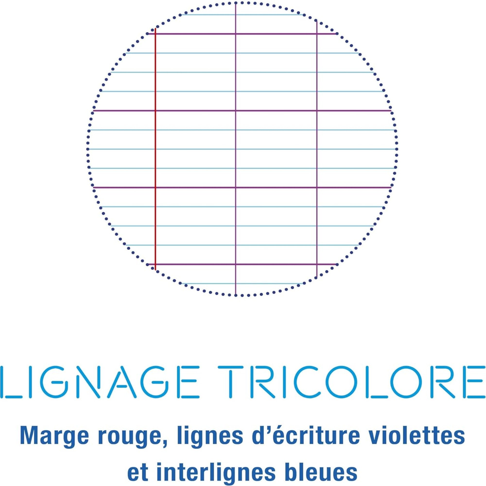 Cahier 8000 polypro seyès jaune 96 pages (17x22cm)